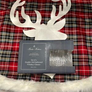 Brooks Brothers Crystal Whiskey Glass Set